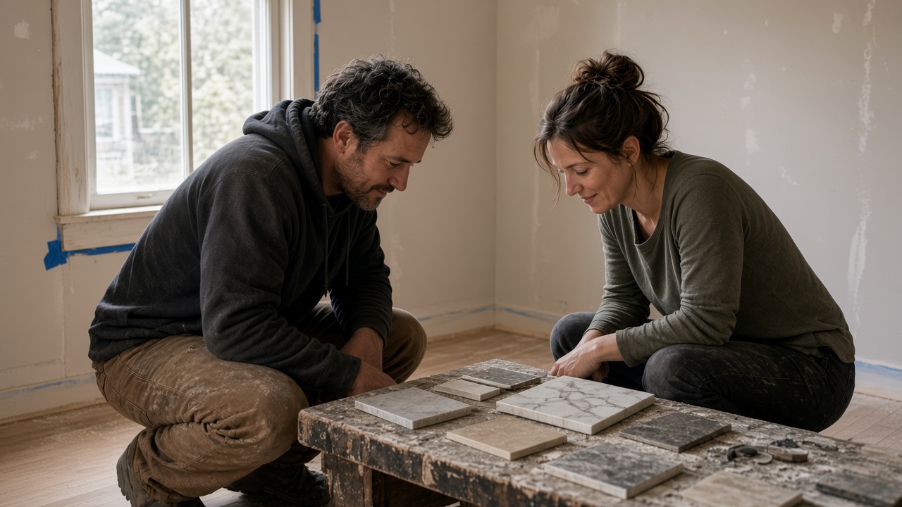 From 'remodel the kitchen' to ordering cabinet samples from the couch.
