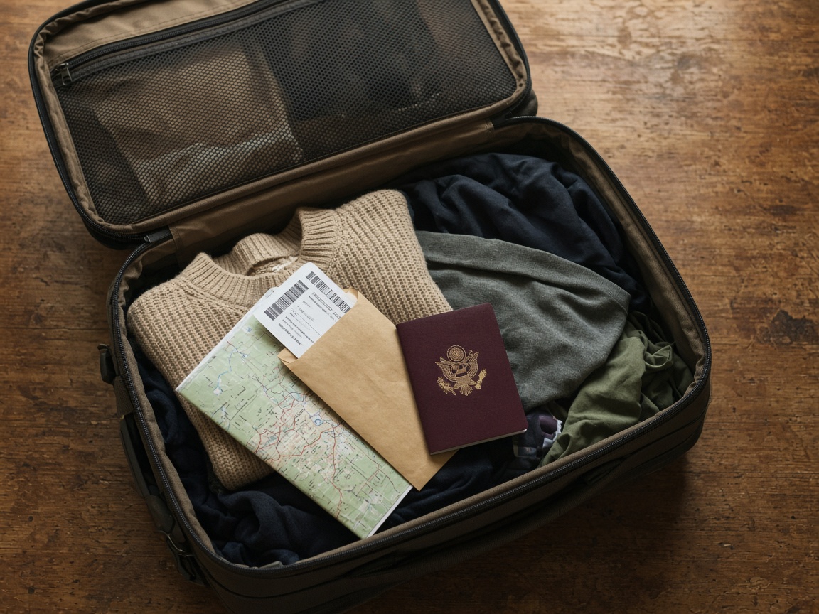A trip booked one confirmation at a time.