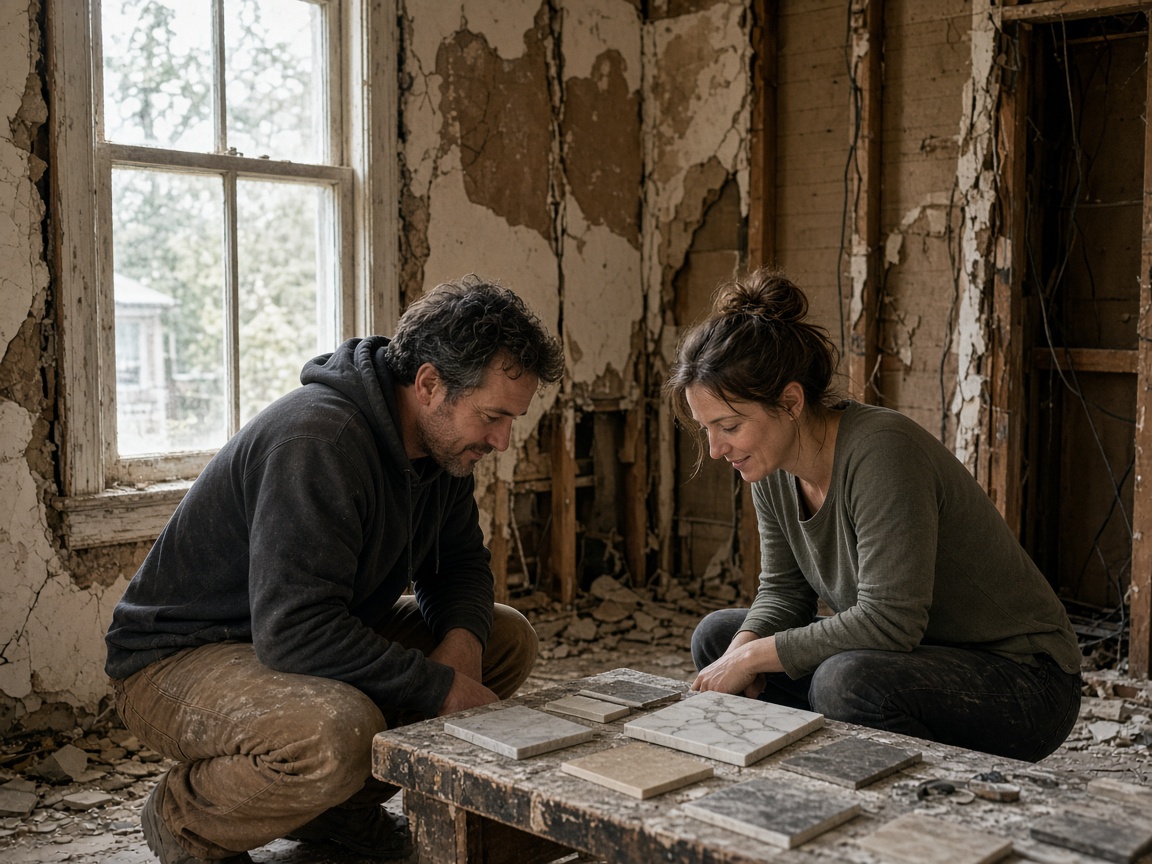 A renovation broken into the next visible step.